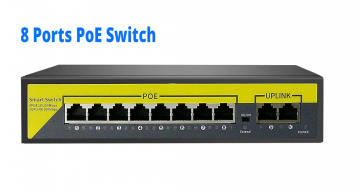 Hiseeu POE-1010B POE Switch 8xPOE + 2xUPLINK 01