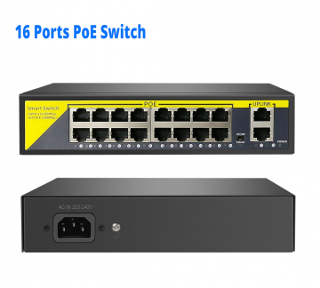 Hiseeu POE-1010A POE Switch 16xPOE + 2xUPLINK 03