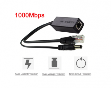 POE Splitter POE4812K Zwart 02