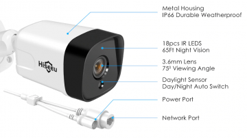ascamerasystemen Hiseeu HB215-P 5MP IP Camera 5