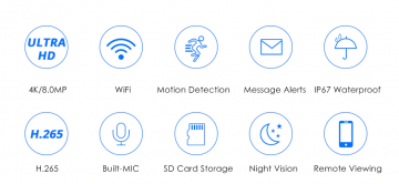 ascamerasystemen Hiseeu FD48 8MP Wifi Camera 2