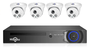 ascamerasystemen Hiseeu 8ch 5mp poe nvr kit h 265 bewakingscamera audio record ai ip camera outdoor waterdichte 1