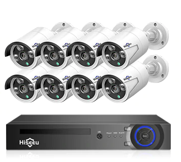 ascamerasystemen Hiseeu 5mp camera set met acht 1