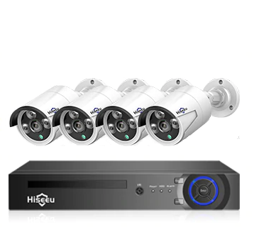 ascamerasystemen 5MP Hisseu Camera set met vier 1