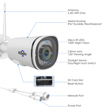 ascamerasystemen Hiseeu FD48 8MP Wifi Camera 4