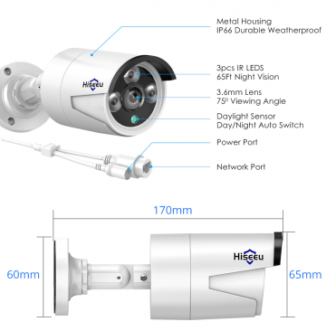 ascamerasystemen Hiseeu HB615 5MP IP Camera 5