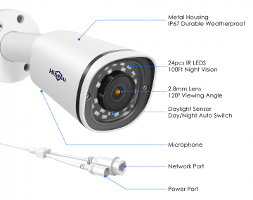 ascamerasystemen Hiseeu HB848-P 8MP 4K IP Camera 4