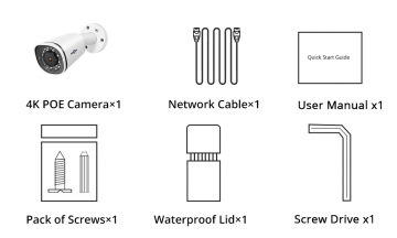 ascamerasystemen Hiseeu HB848-P 8MP 4K IP Camera 3