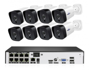ascamerasystemen Hiseeu 8PK-8HB215 Camera set met acht 1